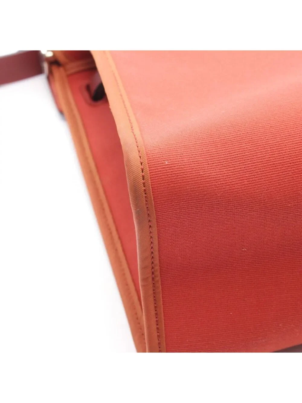 Hermes Herbag Zip PM 2-Way Rouge Ducese Ash Canvas Leather Zip PM Handbag